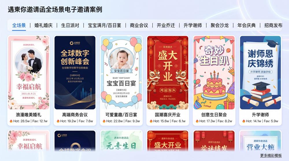 谢师宴H5电子喜帖排版指南！多种风格适配，新手零门槛搞定